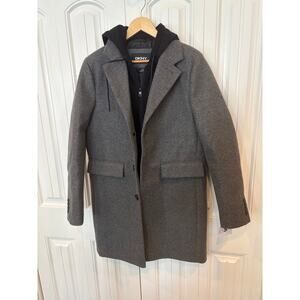 DKNY Gray‎ And Black Jacket Size Small